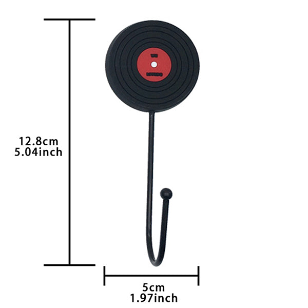 Industrial Metal Wall Hooks-Retro Nordic European Style Decorative Hooks for Coffee Shop Cafe & Home Decoration