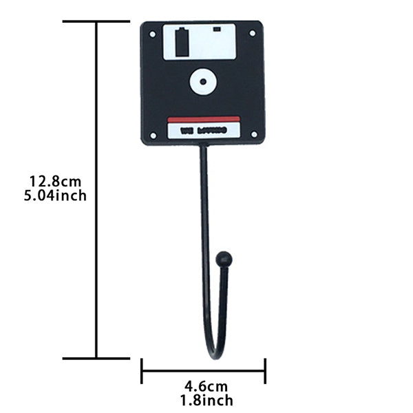 Industrial Metal Wall Hooks-Retro Nordic European Style Decorative Hooks for Coffee Shop Cafe & Home Decoration