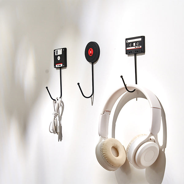 Industrial Metal Wall Hooks-Retro Nordic European Style Decorative Hooks for Coffee Shop Cafe & Home Decoration